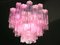 Pink Tronchi Pair of Murano Glass Chandelier by Toni Zuccheri for Venini, 1970s, Image 11