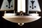 Art Deco Kronleuchter aus Chrom & Muranoglas von Pietro Chiesa für Fontana Arte 6
