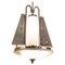 Art Deco Chrome and Murano Glass Chandelier by Pietro Chiesa for Fontana Arte 9