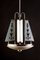 Art Deco Chrome and Murano Glass Chandelier by Pietro Chiesa for Fontana Arte 7