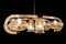 Art Deco Brass Mounted Murano Glass Chandelier by Ercole Barovier, 1940, Image 10