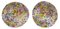 Mehrfarbige Blumenkorb Hängelampe aus Muranoglas, 2er Set 3
