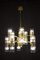 Crystal Rod and Brass Chandelier or Lantern by Gaetano Sciolari, 1960s 3