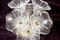 Murano Glass Flower Sputnik Chandeliers by Venini for Veart, Italy, 1960s, Set of 2, Image 16