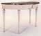 18th Century Italian Louis XVI Ivory-Painted Demilune Console Table 6