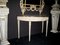 18th Century Italian Louis XVI Ivory-Painted Demilune Console Table, Image 9