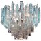 Modern Multitier Crystal Prism Murano Glass Chandelier, 1970 2