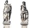 Italian Stone Garden Sculptures of Roman Mythological Subject Apollo & Minerva, Set of 2 2