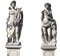 Italienische Stein Gartenskulpturen des römischen Mythos Apollo & Minerva, 2er Set 2