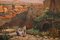 Roman Landscape Depicting the Colosseum and the via Sacra, Oil on Canvas, 1930, Image 5