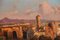 Paesaggio romano raffigurante il Colosseo e la via Sacra, olio su tela, 1930, Immagine 4