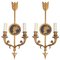 Applique neoclassiche a due luci in bronzo, set di 2, Immagine 7