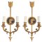 Neoclassical Bronze 2-Light Wall Sconces, Set of 2 7