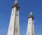 Italian Carved Stone Obelisks, Set of 2 7