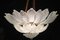 Italian Murano Glass Leave Flush Mount Chandelier, Image 8