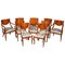 Italian Dining Chairs & Armchair Set, 1790, Set of 8, Image 1