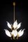 Murano Glass and Brass Chandelier by Franco Luce for Seguso, 1970s, Image 13