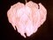 Lámparas de araña italianas de cristal de Murano rosa, años 70. Juego de 2, Imagen 11