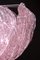 Lámparas de araña italianas de cristal de Murano rosa, años 70. Juego de 2, Imagen 9