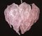 Pink Polar Murano Glass Chandeliers, Italy, 1970s, Set of 2 13