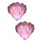 Pink Polar Murano Glass Chandeliers, Italy, 1970s, Set of 2, Image 1