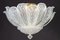 Italian Murano Glass Leave Flushmount or Ceiling Lights, Set of 2 3