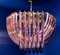 Pink Murano Curvati Ceiling Light or Flush Mount, 1990, Image 9