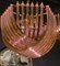 Pink Murano Curvati Ceiling Light or Flush Mount, 1990, Image 3