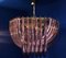 Pink Murano Curvati Ceiling Light or Flush Mount, 1990, Image 10