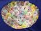 Multicolor Flower Basket Murano Glass Ceiling Light, Image 5