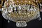 Crystal and Brass Chandelier, Italy, 1930s, Image 8