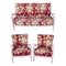 Pink Italian Armchairs and Sofa in Paolo Buffa Style, 1950s, Set of 3, Image 1