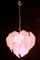 Pink Polar Murano Glass Chandelier, Italy, 1970s 11