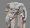 Italian Stone Torso of Hercules Sculpture with Base 2