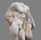 Italienische Stein Torso des Herkules Skulptur mit Sockel 7