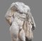 Scultura Torso di Ercole in pietra con base, Italia, Immagine 7