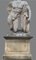 Italienische Stein Torso des Herkules Skulptur mit Sockel 8