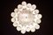 Lámpara de araña o farol Triedi de cristal de Murano, Tronchi y oro de Venini, años 60, Imagen 13