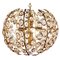 Lampadario Golden Globe in cristallo di Gaetano Sciolari, anni '60, Immagine 1