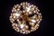 Golden Globe and Diamond Crystal Chandelier by Gaetano Sciolari, 1960 13