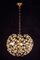 Golden Globe and Diamond Crystal Chandelier by Gaetano Sciolari, 1960, Image 2