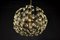 Golden Globe and Diamond Crystal Chandelier by Gaetano Sciolari, 1960 10