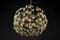 Golden Globe and Diamond Crystal Chandelier by Gaetano Sciolari, 1960, Image 10