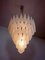 Lámparas de araña italianas grandes de cristal de Murano, años 70. Juego de 2, Imagen 9