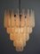 Lámparas de araña italianas grandes de cristal de Murano, años 70. Juego de 2, Imagen 6