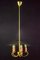 Italian Art Deco Pietro Chiesa Style Chandelier from Fontana Arte, 1940s, Image 3