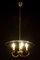 Lámpara de araña italiana Art Déco estilo Pietro Chiesa de Fontana Arte, años 40, Imagen 13