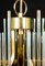 Rainbow Crystal Rod and Brass Chandelier by Gaetano Sciolari, 1960s 10
