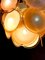 Lámparas de araña italianas con discos de cristal de Murano ámbar, años 70. Juego de 2, Imagen 9