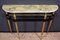 Mid-Century Italian Oval-Shaped Gilt Bronze Console Table by Paolo Buffa 5